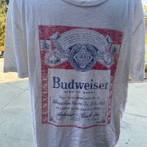 Lucky Brand Budweiser beer shirt